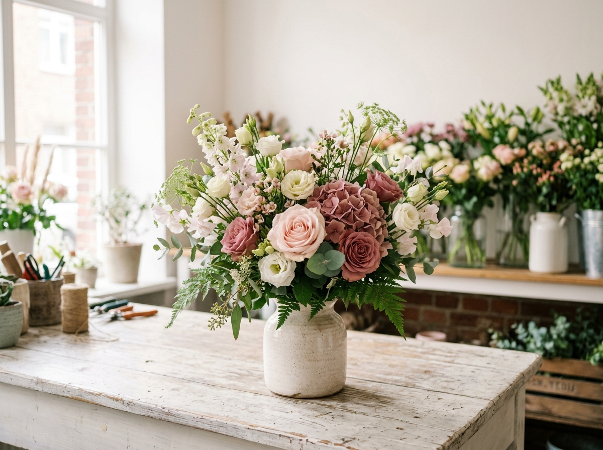 Blumige Vielfalt im Atelier von Blumen Aurelia