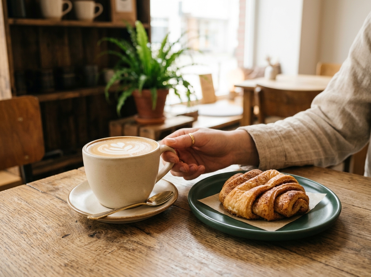 Handwerkliche Qualität im Detail – frisch zubereiteter Kaffee im Café Nordlicht