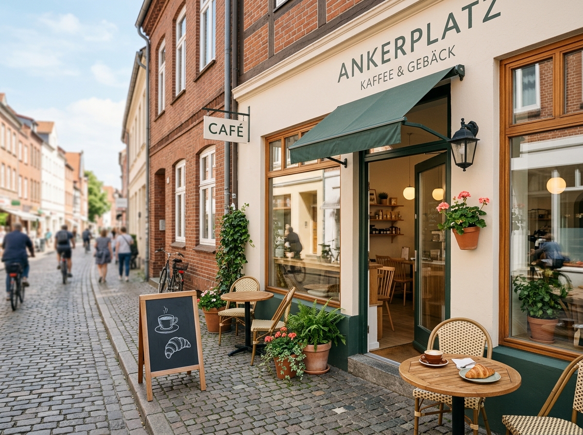 Außenansicht des Café Nordlicht an der Holtenauer Straße in Kiel