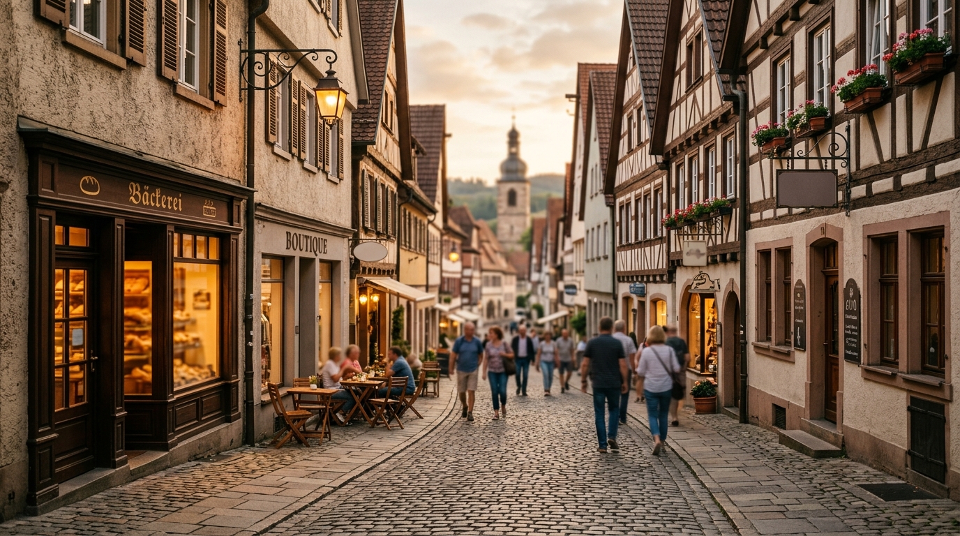 Symbolbild einer Altstadt — Website-Vorschau für Betriebe in Albstadt