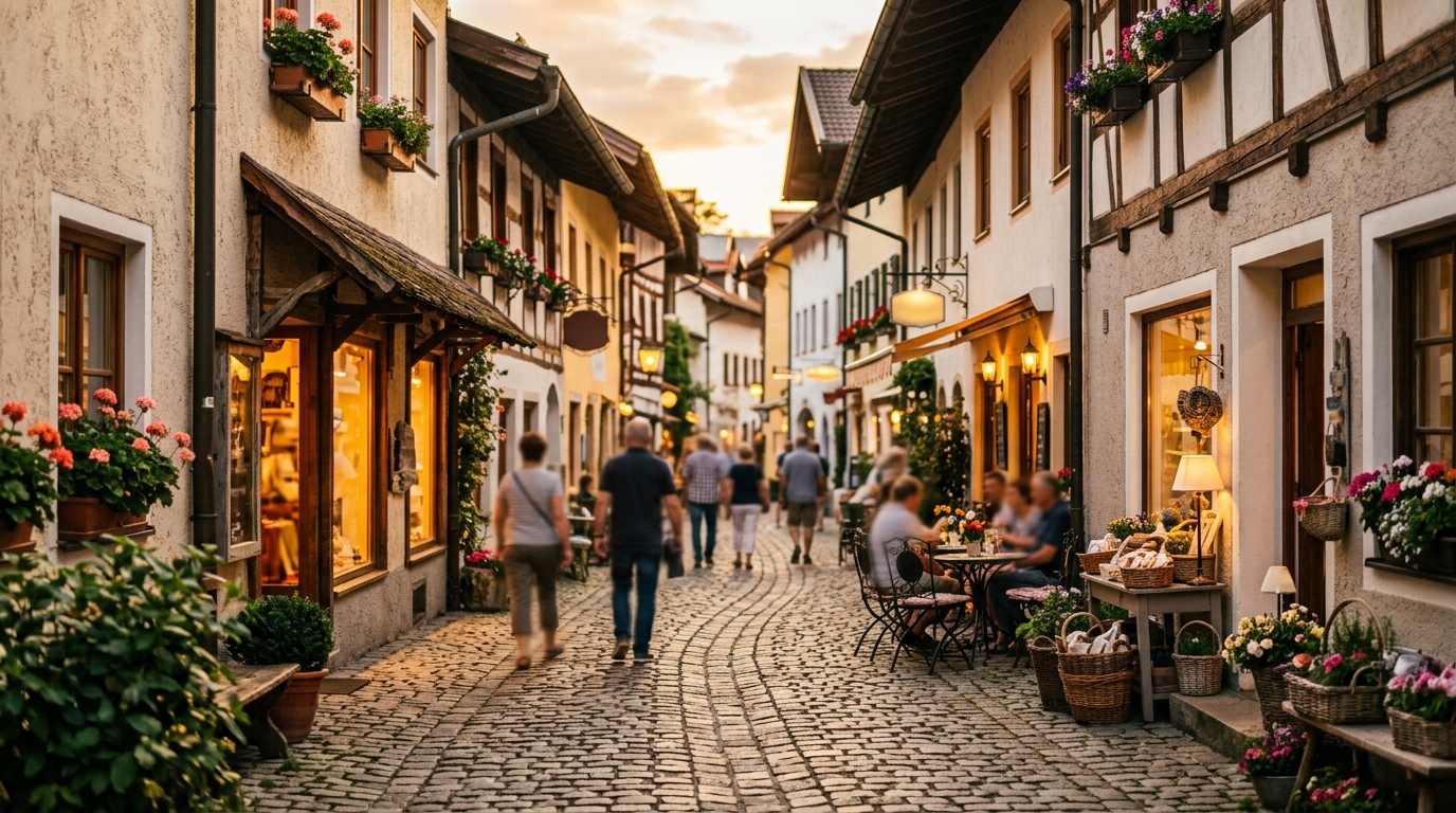 Symbolbild einer Altstadt — Website-Vorschau für Betriebe in Bad Aibling