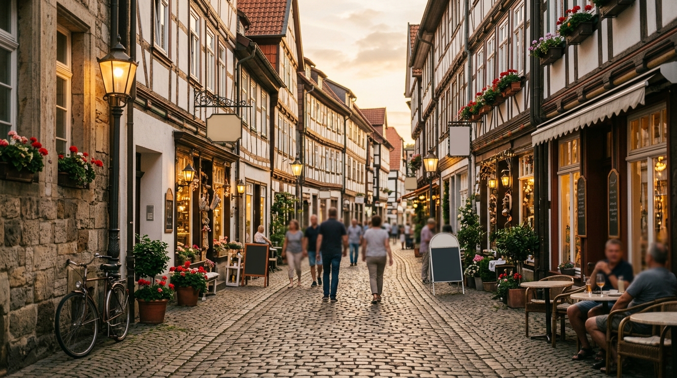 Symbolbild einer Altstadt — Website-Vorschau für Betriebe in Bad Hersfeld