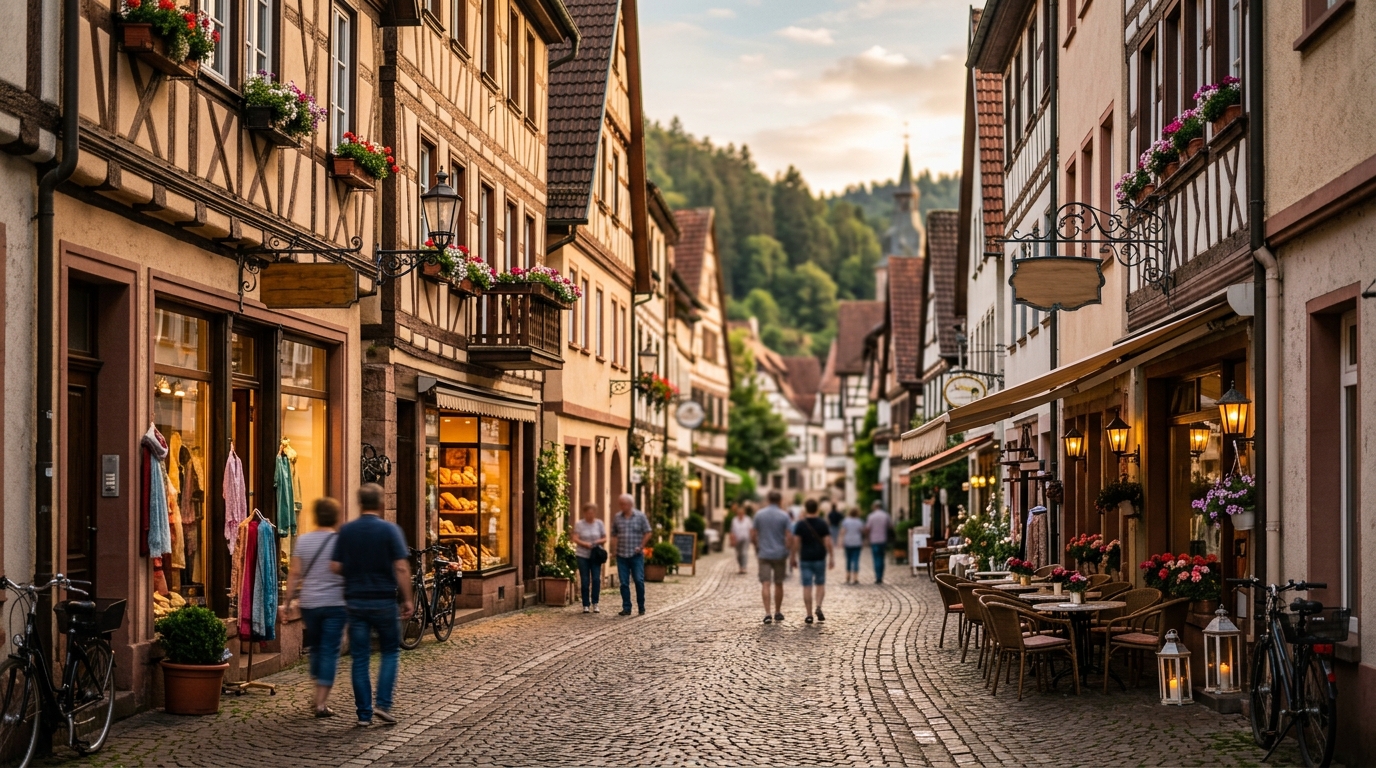 Symbolbild einer Altstadt — Website-Vorschau für Betriebe in Bad Liebenzell
