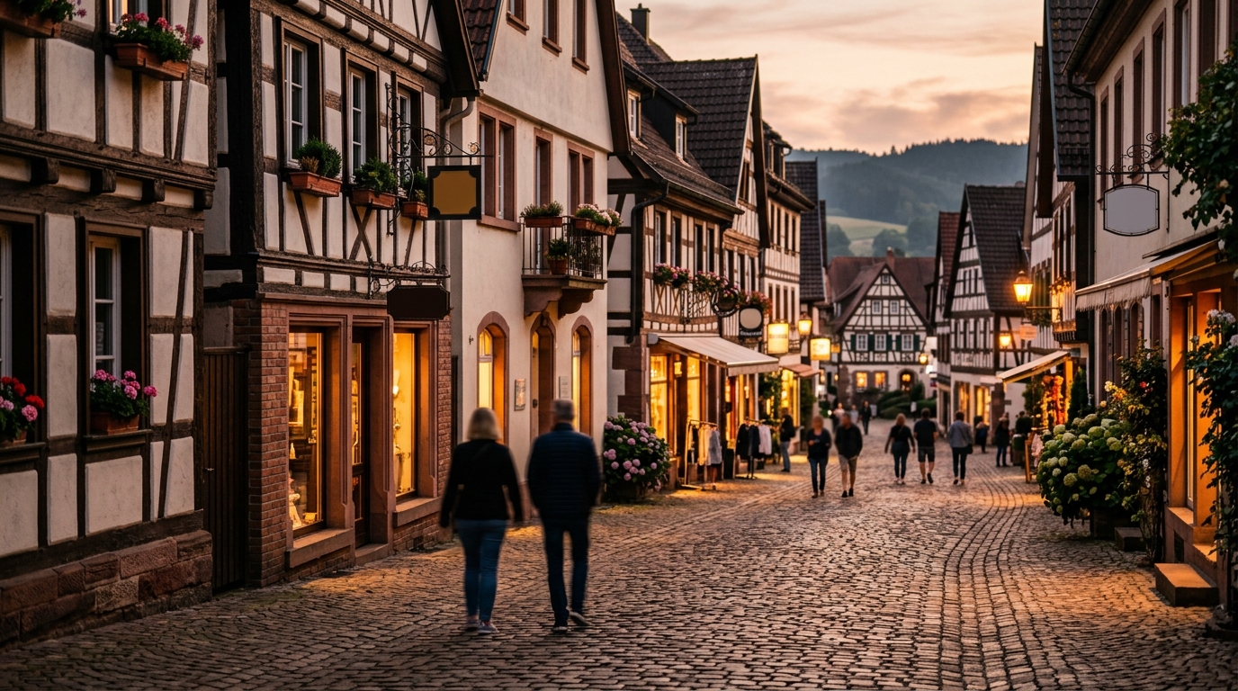 Symbolbild einer Altstadt — Website-Vorschau für Betriebe in Baiersbronn