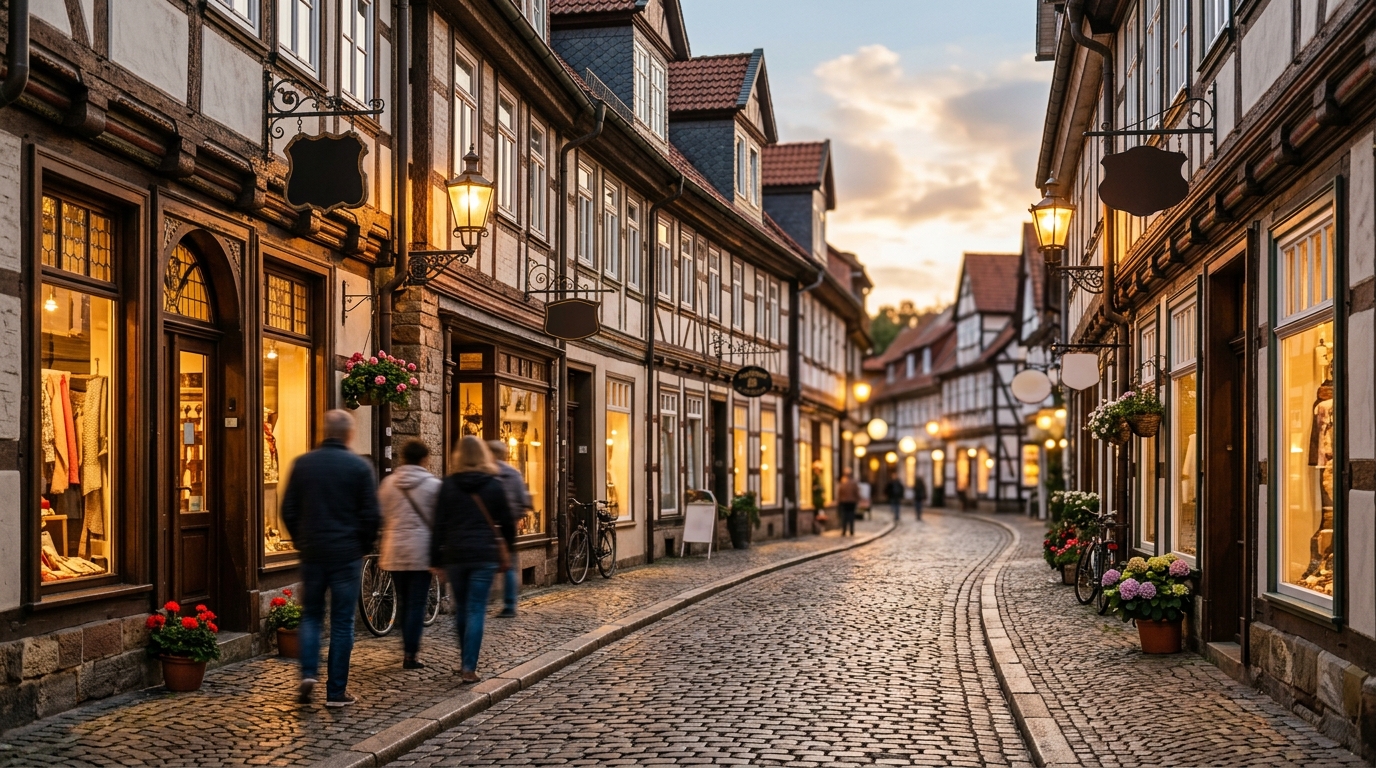 Symbolbild einer Altstadt — Website-Vorschau für Betriebe in Celle