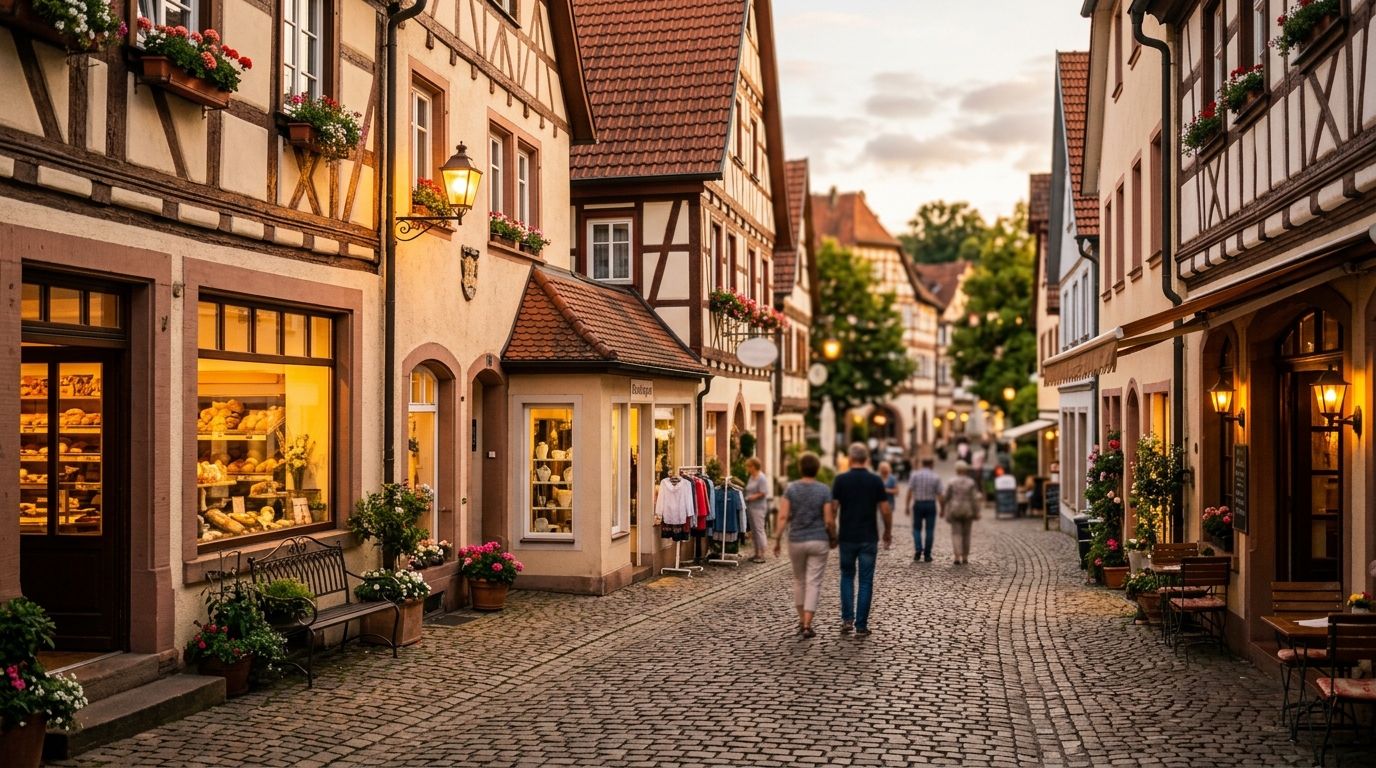 Symbolbild einer Altstadt — Website-Vorschau für Betriebe in Dornstetten