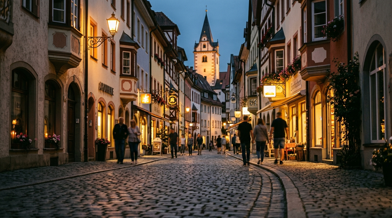 Symbolbild einer Altstadt — Website-Vorschau für Betriebe in Füssen