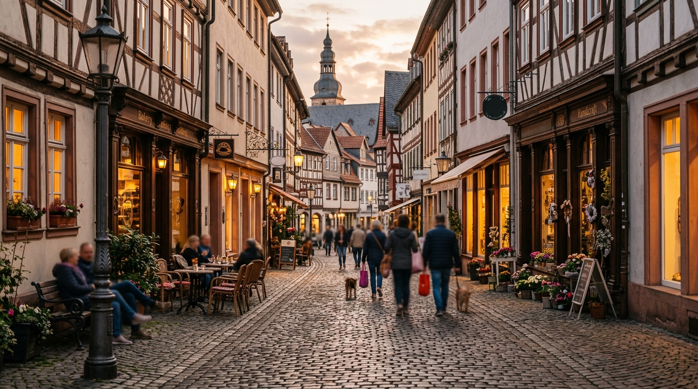 Symbolbild einer Altstadt — Website-Vorschau für Betriebe in Fulda