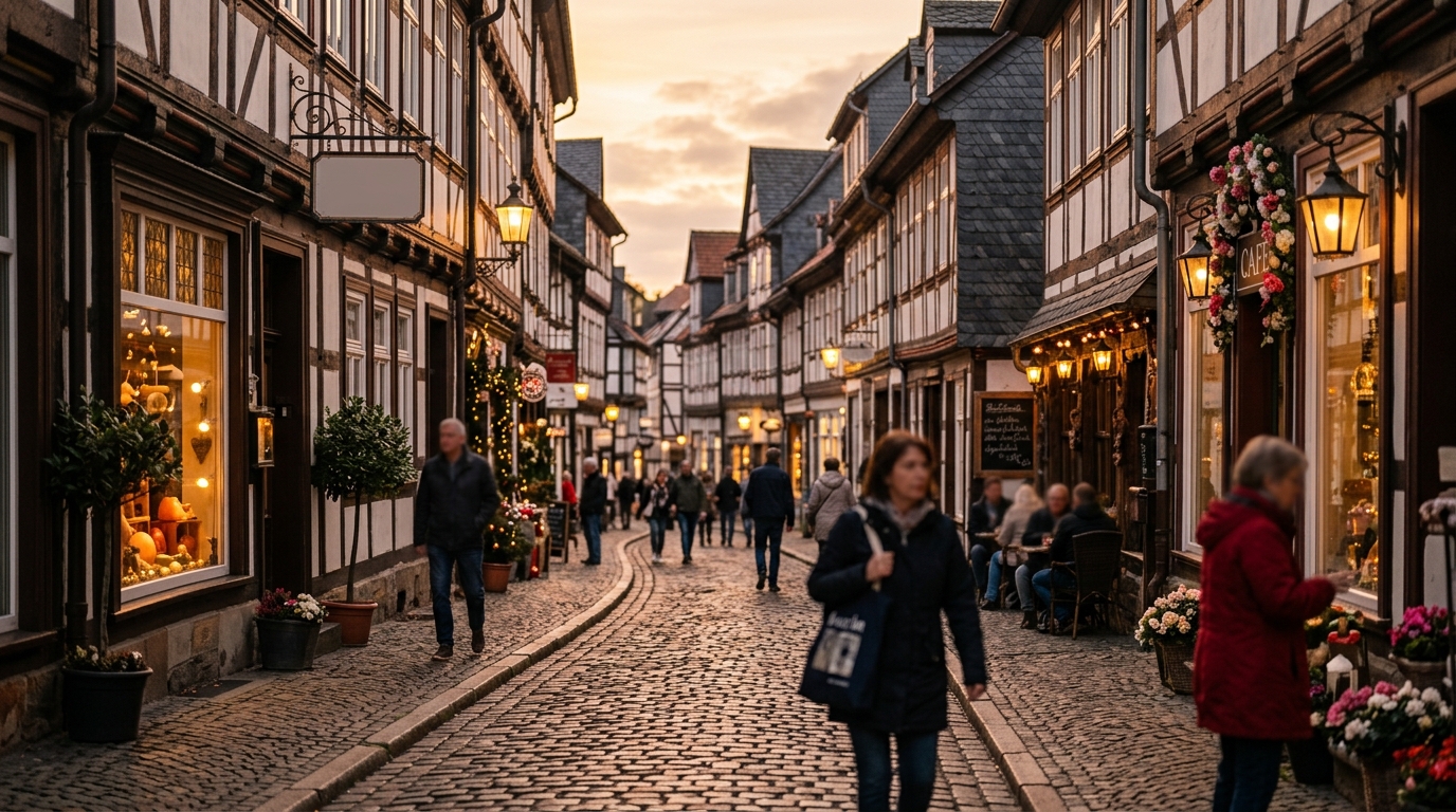 Symbolbild einer Altstadt — Website-Vorschau für Betriebe in Goslar