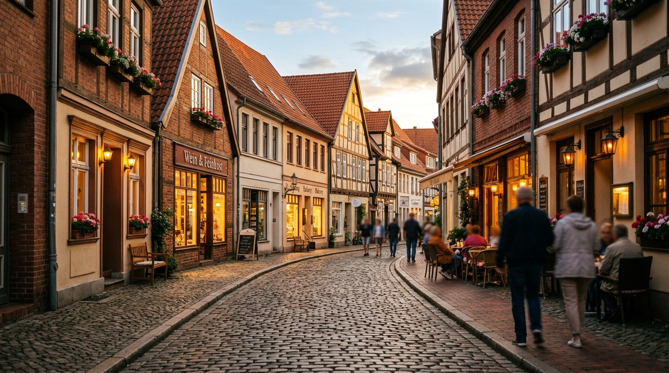 Symbolbild einer Altstadt — Website-Vorschau für Betriebe in Greifswald