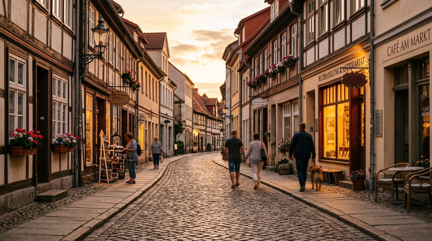 Symbolbild einer Altstadt — Website-Vorschau für Betriebe in Grimmen