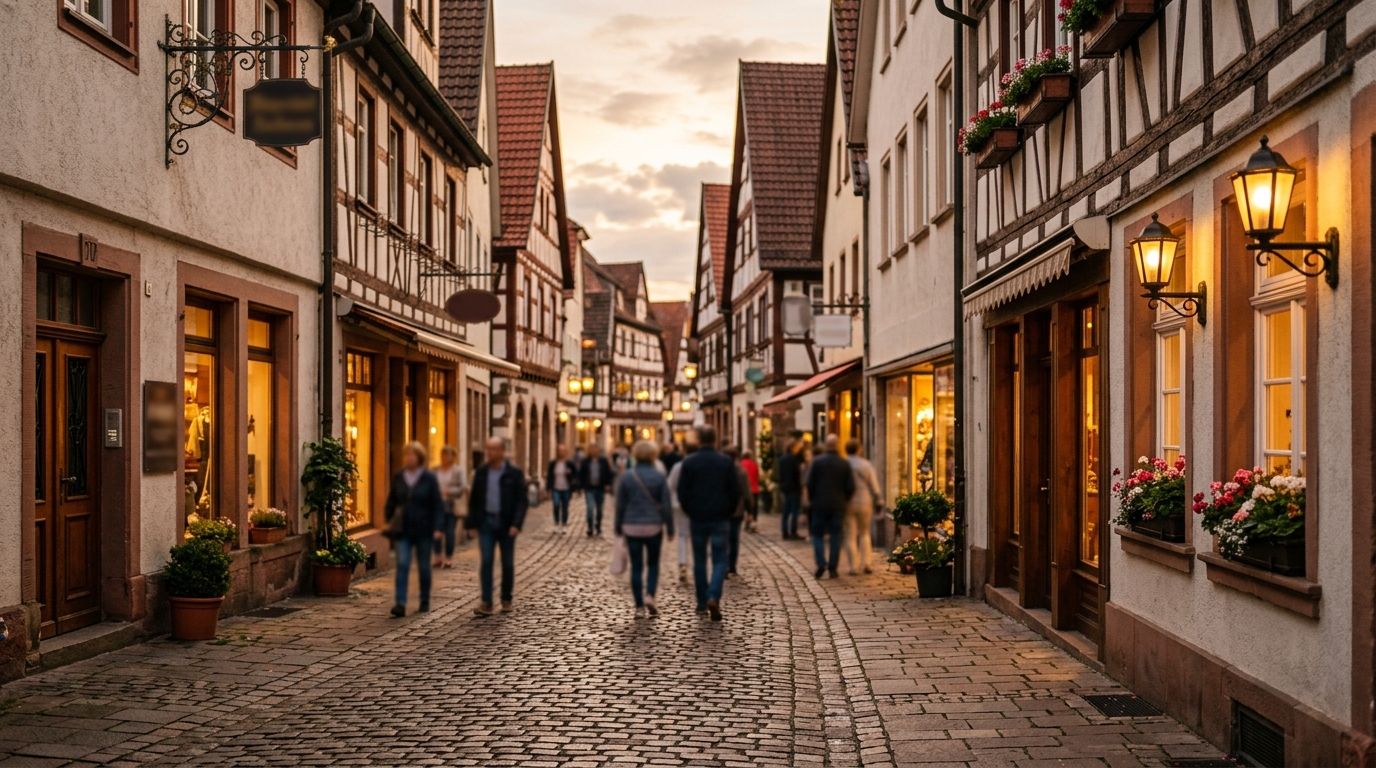 Symbolbild einer Altstadt — Website-Vorschau für Betriebe in Haiterbach