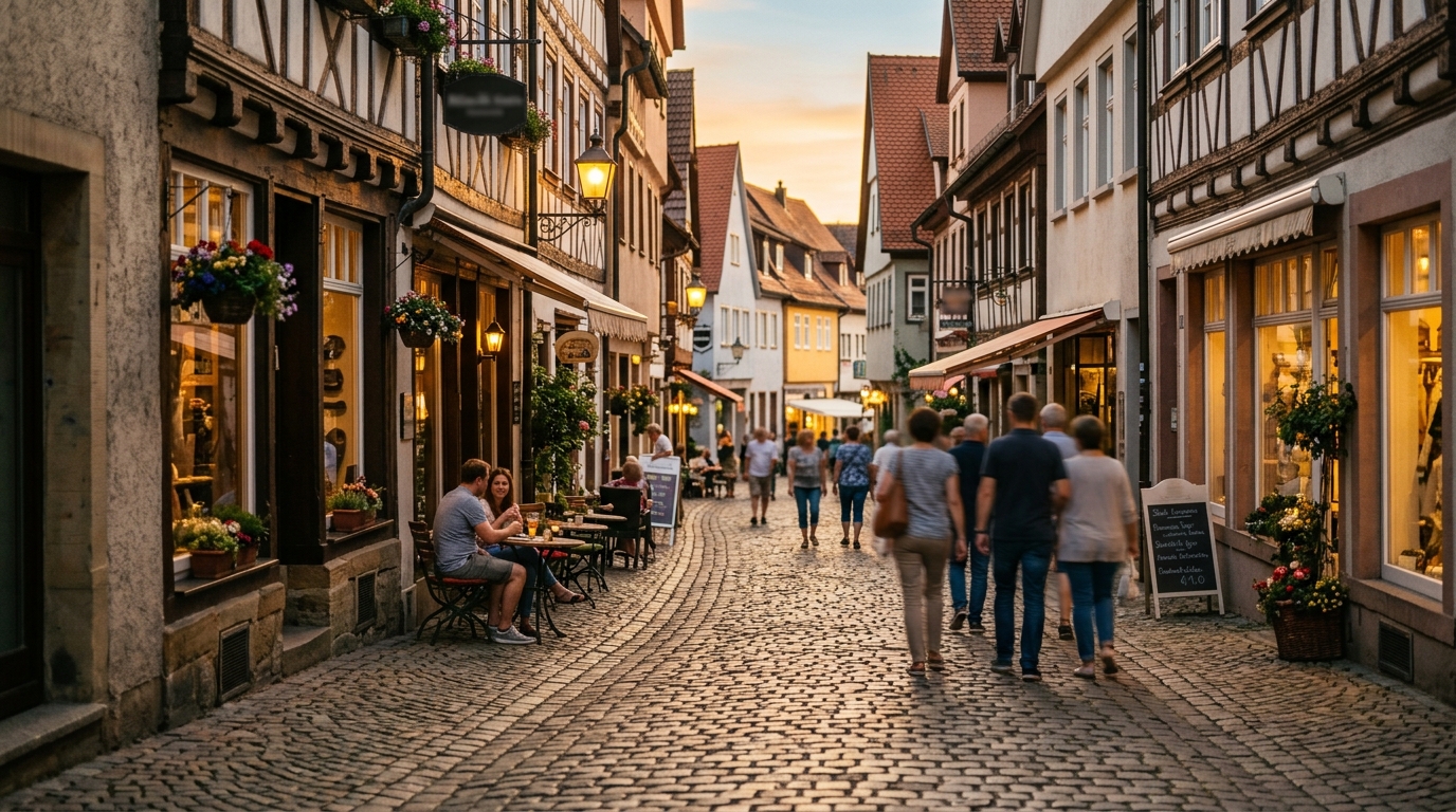 Symbolbild einer Altstadt — Website-Vorschau für Betriebe in Hechingen