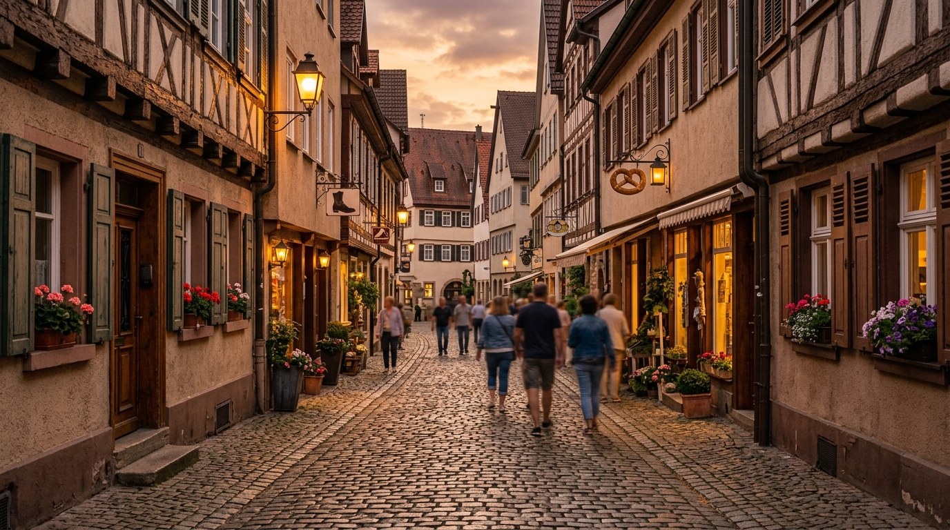 Symbolbild einer Altstadt — Website-Vorschau für Betriebe in Horb am Neckar