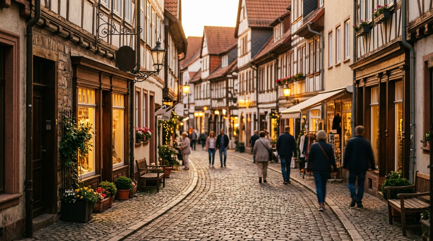 Symbolbild einer Altstadt — Website-Vorschau für Betriebe in Hünfeld