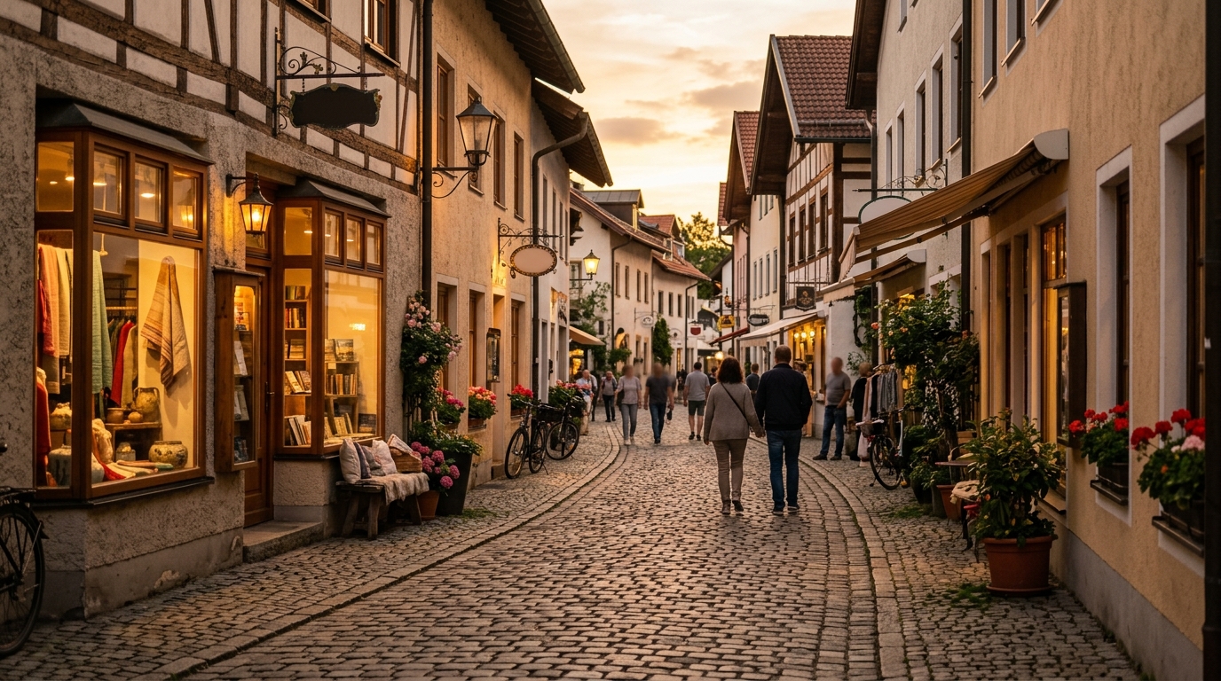 Symbolbild einer Altstadt — Website-Vorschau für Betriebe in Kolbermoor