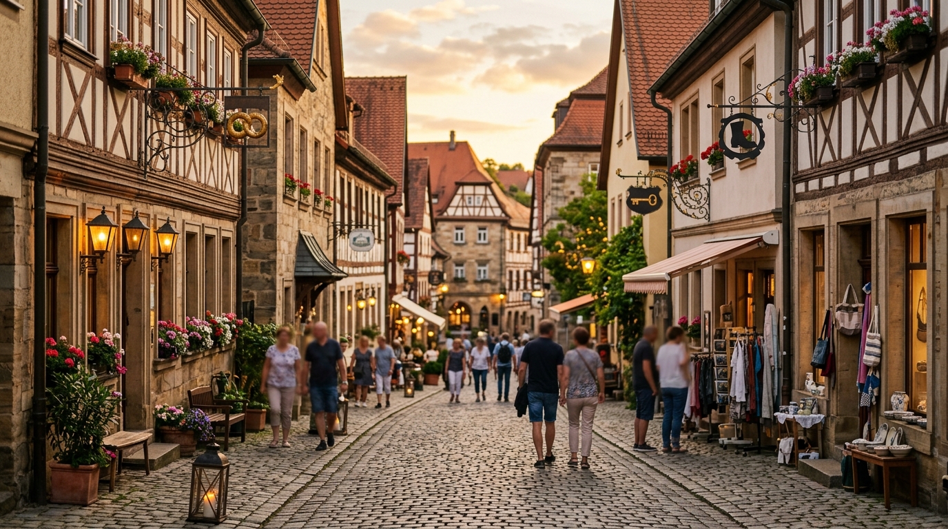 Symbolbild einer Altstadt — Website-Vorschau für Betriebe in Kronach