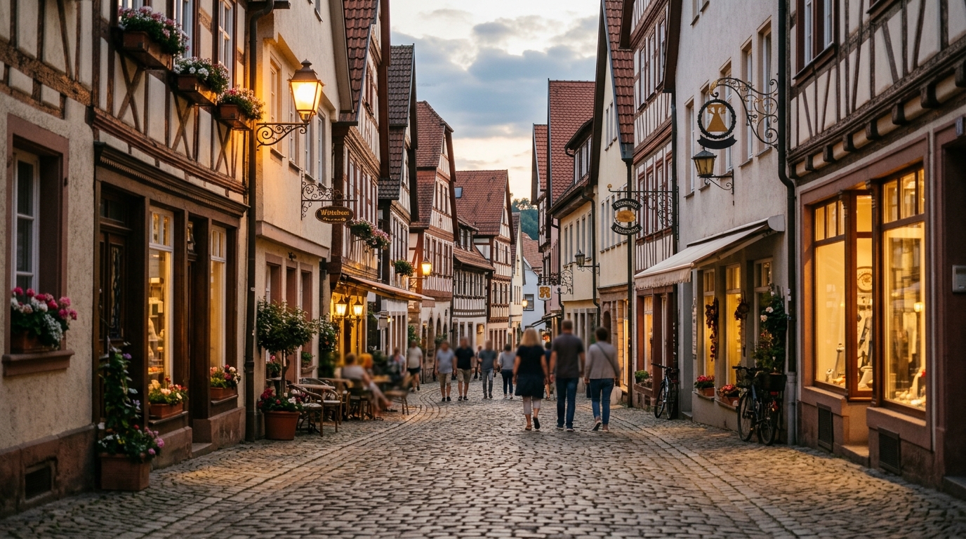 Symbolbild einer Altstadt — Website-Vorschau für Betriebe in Loßburg