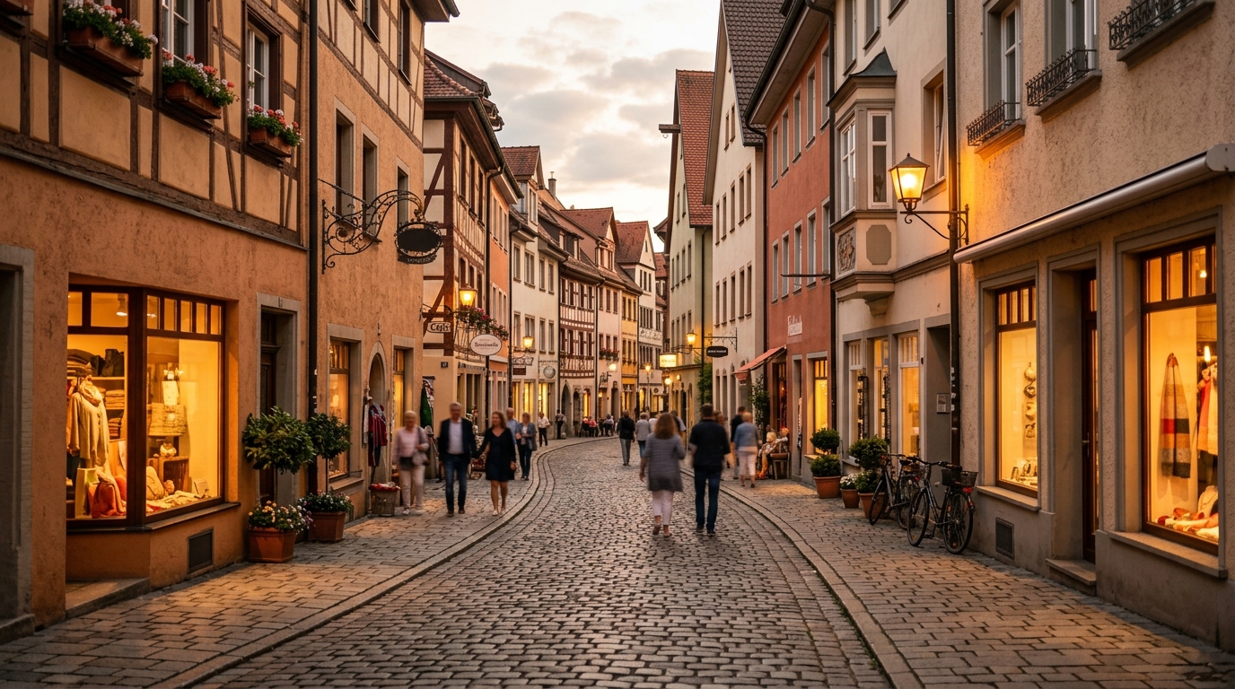 Symbolbild einer Altstadt — Website-Vorschau für Betriebe in Marktoberdorf