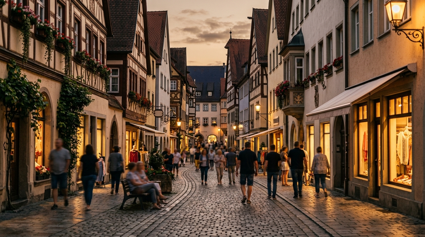 Symbolbild einer Altstadt — Website-Vorschau für Betriebe in Memmingen