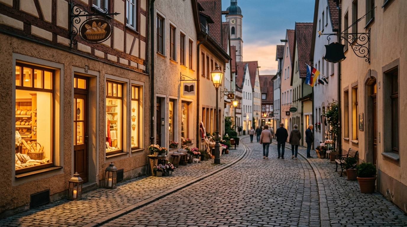 Symbolbild einer Altstadt — Website-Vorschau für Betriebe in Mindelheim