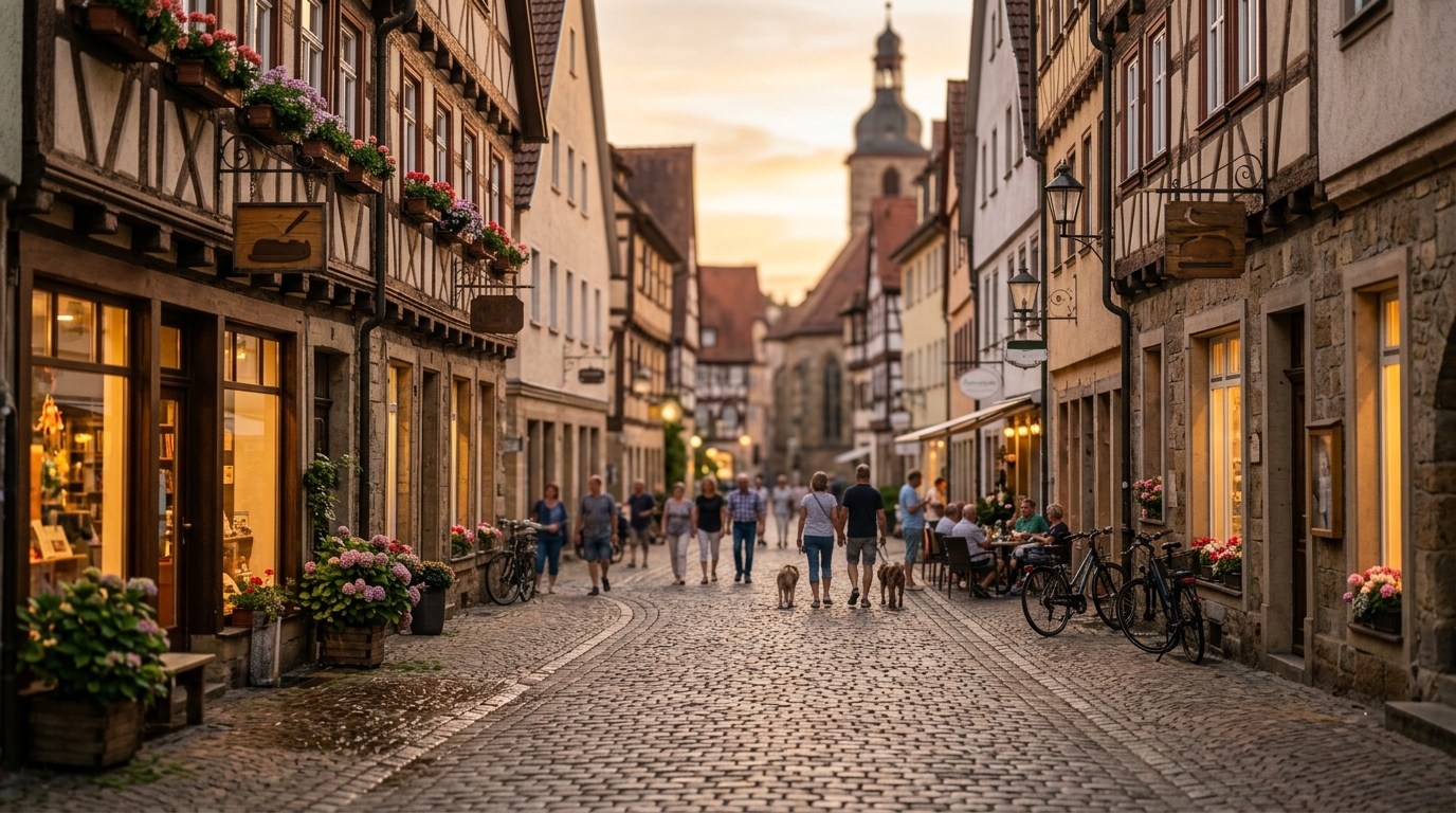 Symbolbild einer Altstadt — Website-Vorschau für Betriebe in Mössingen