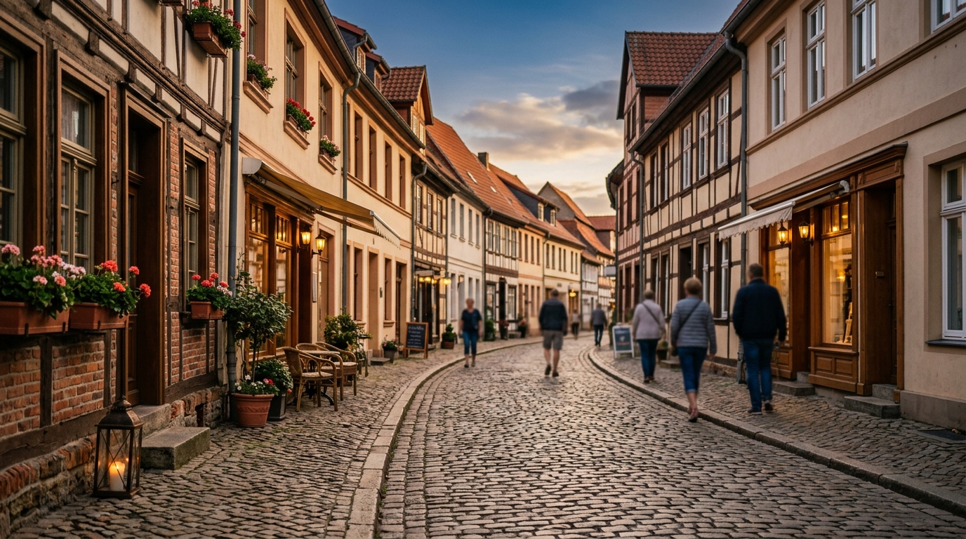 Symbolbild einer Altstadt — Website-Vorschau für Betriebe in Ribnitz-Damgarten
