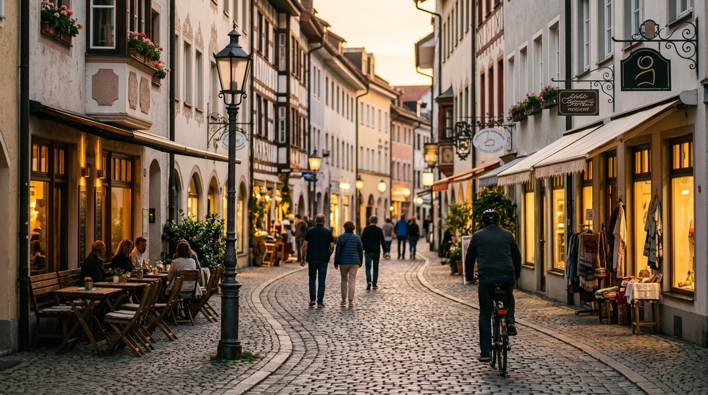Symbolbild einer Altstadt — Website-Vorschau für Betriebe in Rosenheim