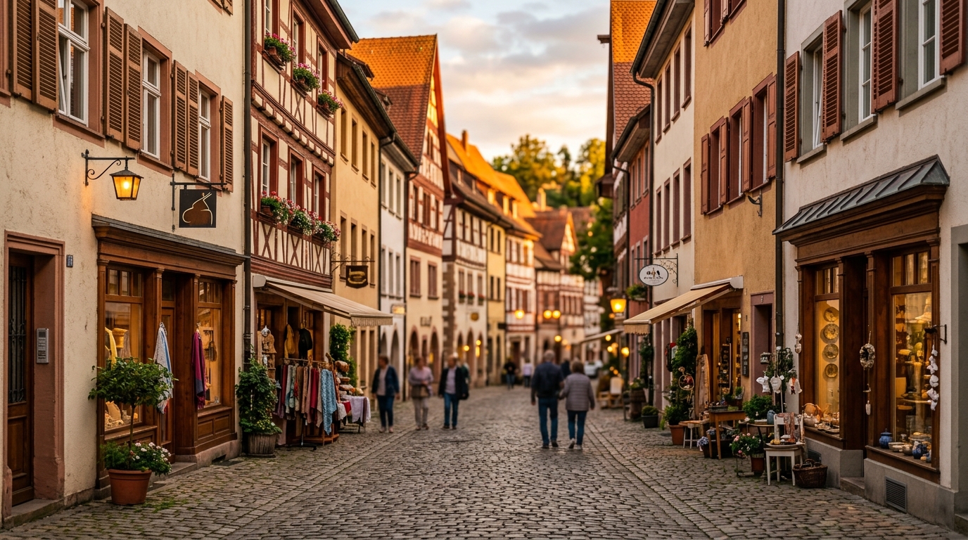 Symbolbild einer Altstadt — Website-Vorschau für Betriebe in Rottweil