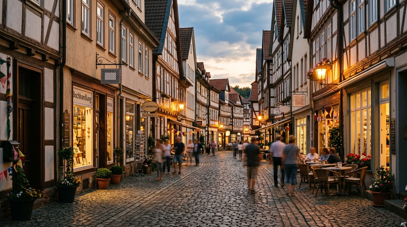 Symbolbild einer Altstadt — Website-Vorschau für Betriebe in Schlitz