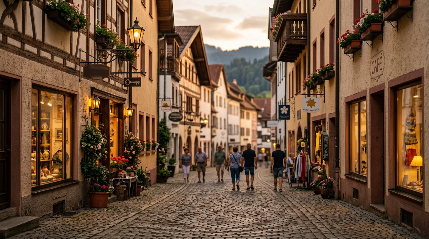 Symbolbild einer Altstadt — Website-Vorschau für Betriebe in Sonthofen