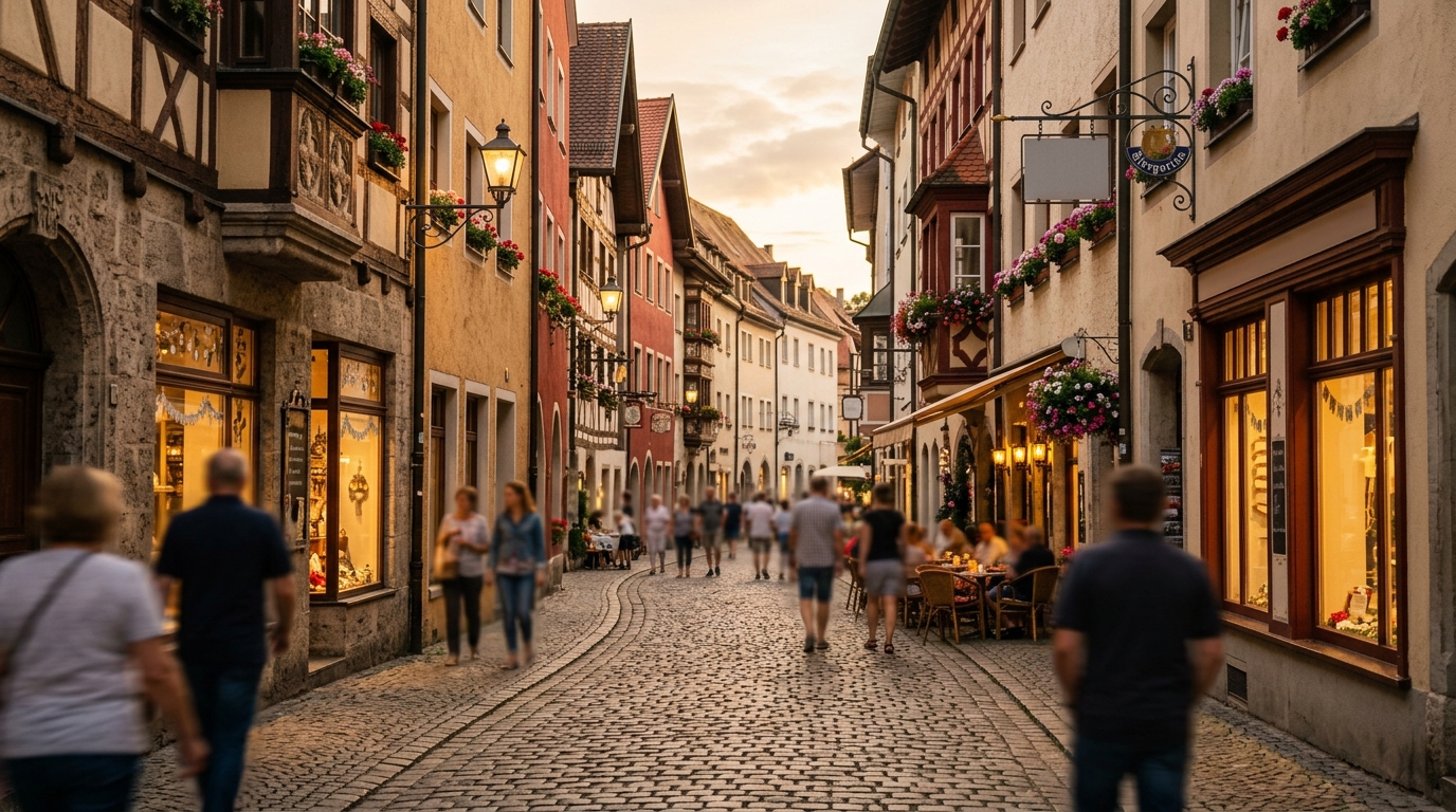 Symbolbild einer Altstadt — Website-Vorschau für Betriebe in Wasserburg am Inn